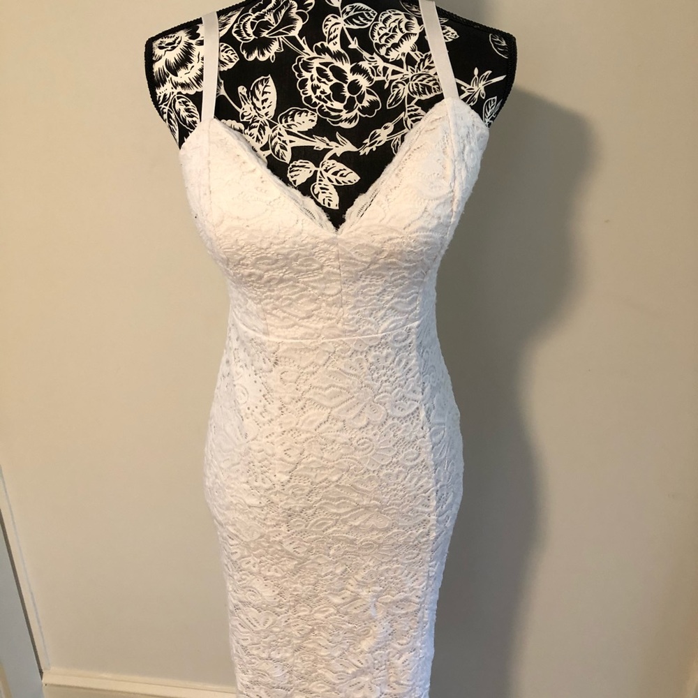 White Bebe Dress